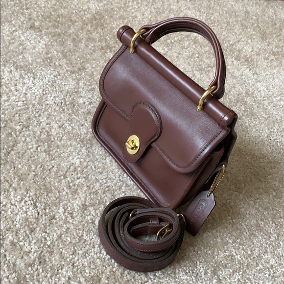 SOLD! Mini Coach Vintage Winnie Willis Handbag - Picture 3 of 11